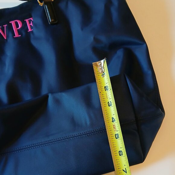 C Wonder Nylon Oversized Blue Handbag EUC - Picture 5 of 9